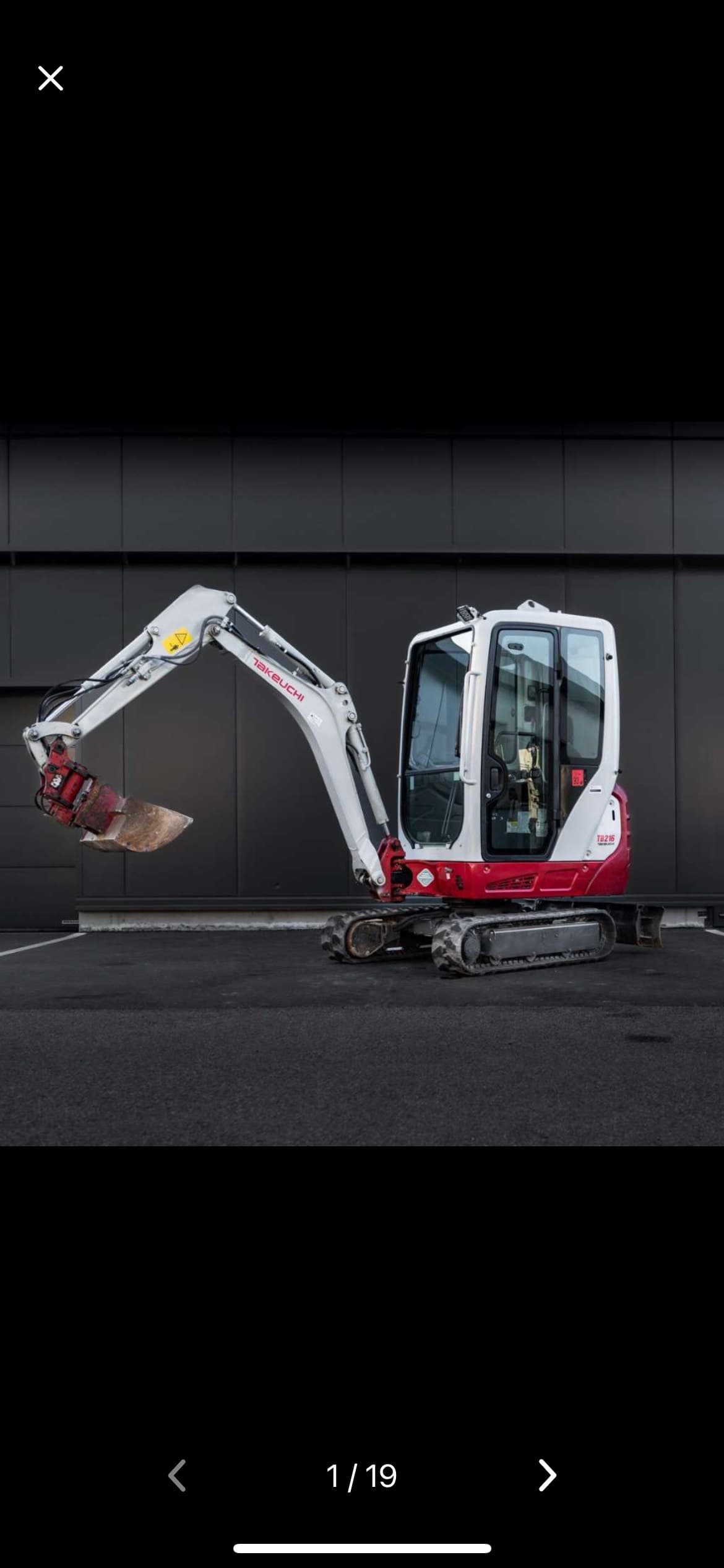 Takeuchi TB216 mit Powertilt, Minibagger,